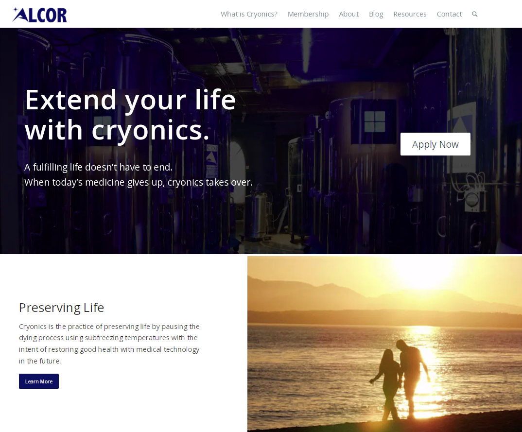 alcor-homepage