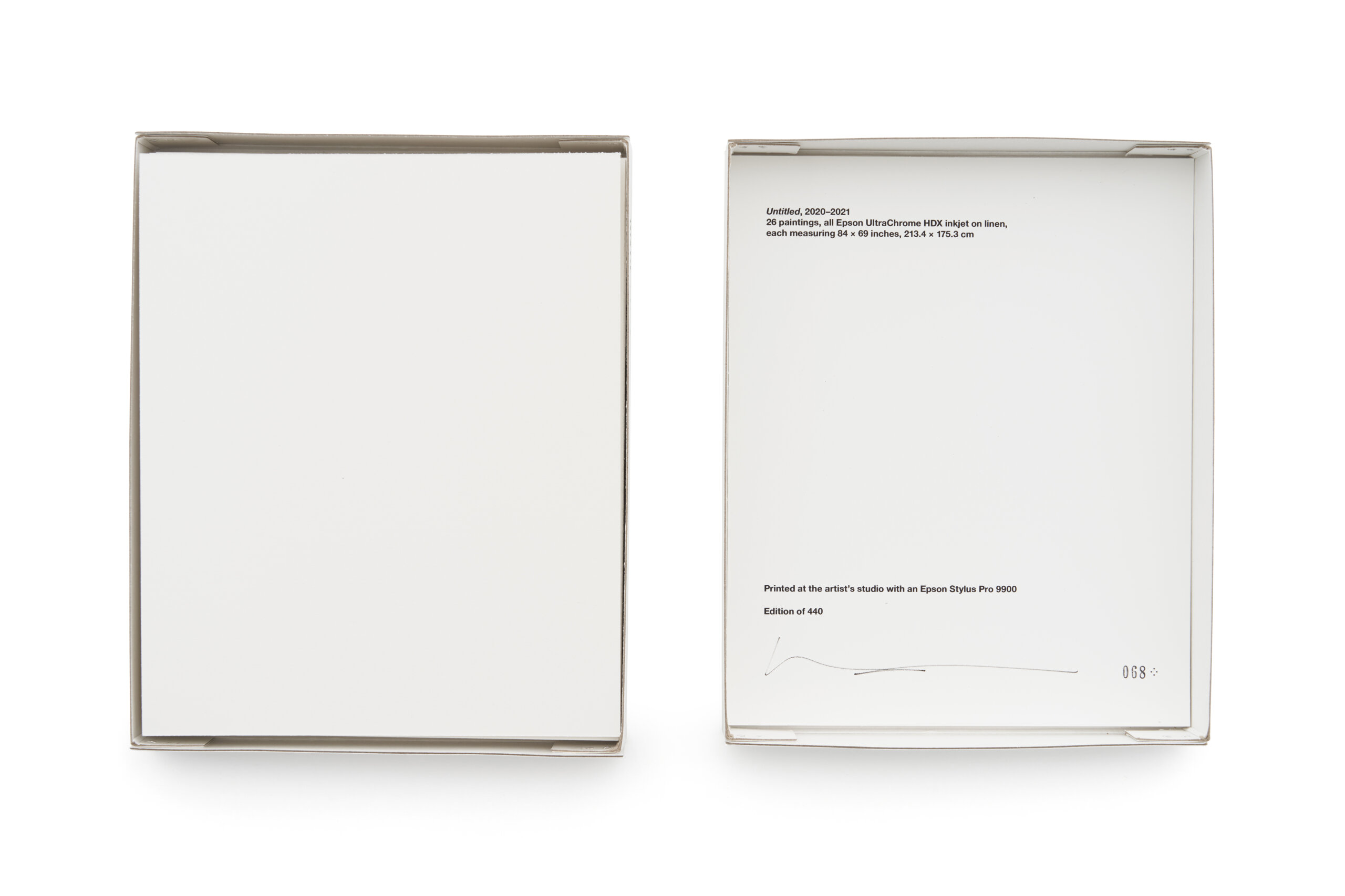 The catalogue was published on the occasion of the exhibition Wade Guyton: Drawings for a Small Room, at the Secession, Vienna (May 27 - August 21, 2011). The book contains the following texts: 