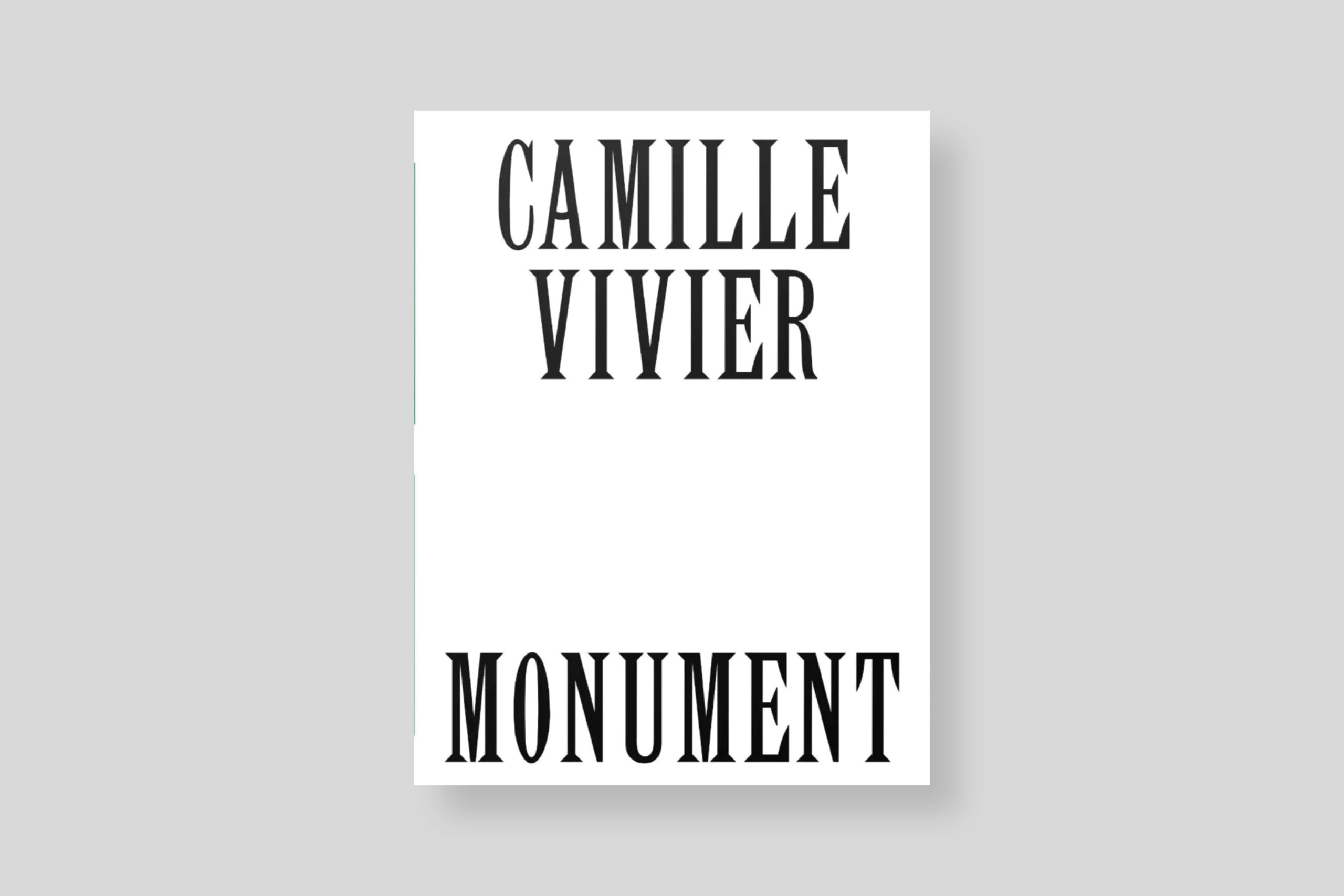 monogram-3-camille-vivier-art-paper-editions-cover
